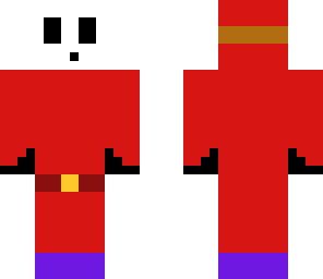red shy guy from mario