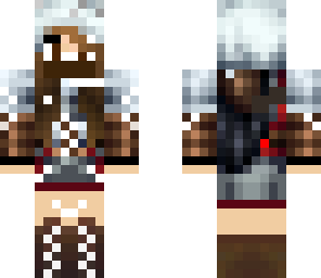 notmine added brown scarf over mouth