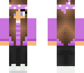 purple bandana girl