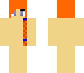orange braided hair girl base