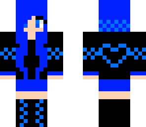 blue girl