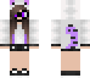 purple panda girl