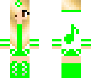 hot green chic model