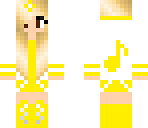 hot yellow chic model