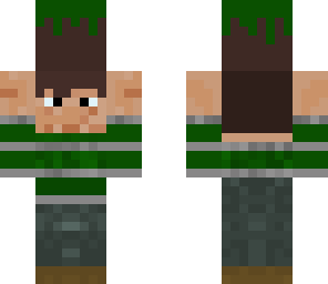 nerd holding grass block