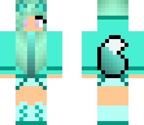 aqua wolf girl