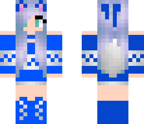 blue wolf girl
