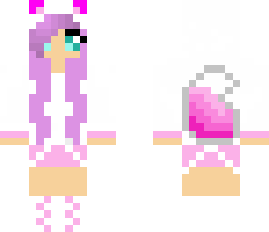 cute purple girl