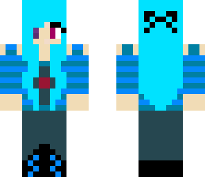 my hot blue girl