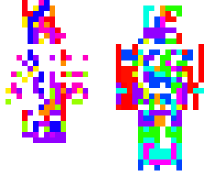 random colorful