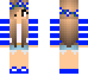 blue girl