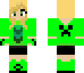 edited creeper girl