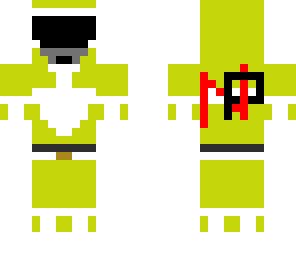 yellow power ranger for xnerdpowerx
