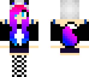rainbow panda girl