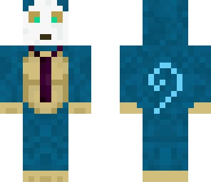blue panda