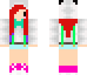panda nerd with red hair