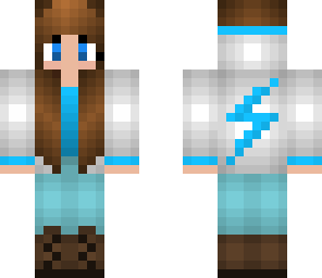 lightning bolt gamer girl