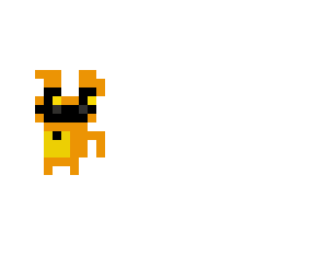 fnaf-golden freddy and springtrap- springtrap