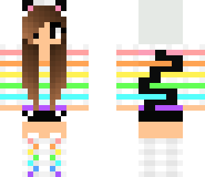 rainbow panda girl