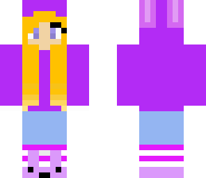 modest bunny pj girl
