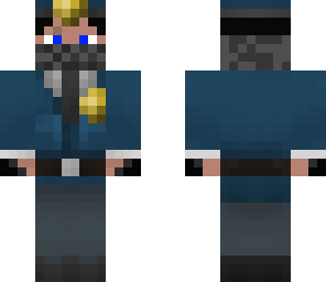 policeman with hood