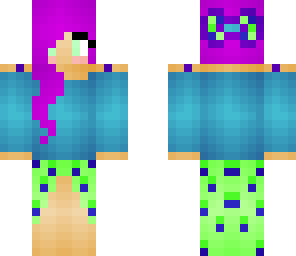 minecraft peacock girl for katiekeb8