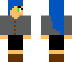 blue girl