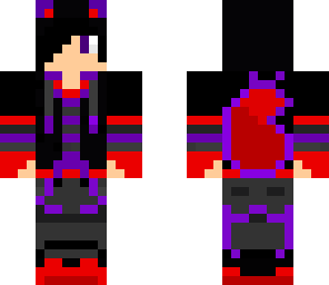 black and purple