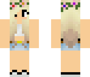 flower crown girl