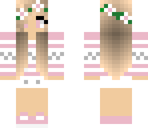 pink flower girl