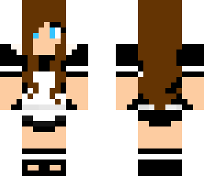 brown haired maid