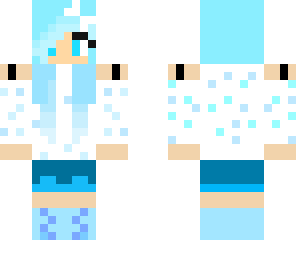 blue girl