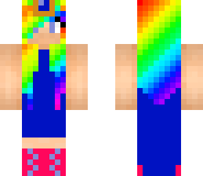 rainbow hair queen