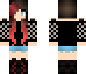 red dip girl