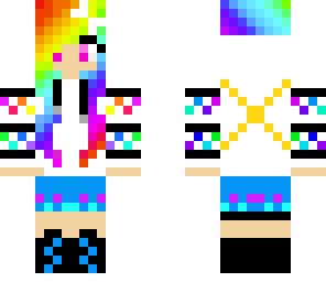 rainbow skin