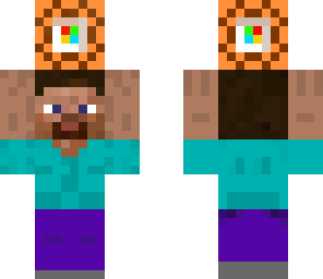 steve holding a command block