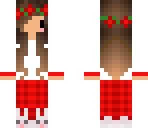 red chibi pajama girl
