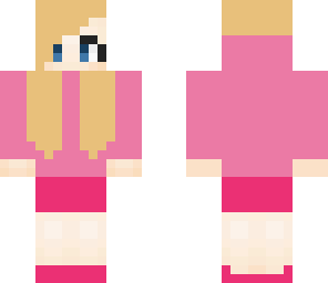 pink hoodie girl