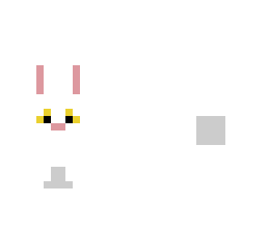white bunny