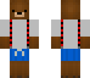 bear with shorts and headphones