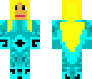 blue snake with girl head