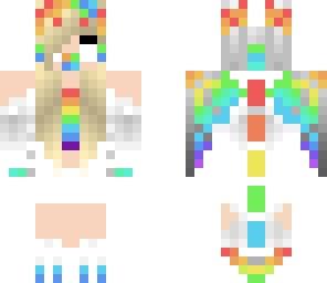 rainbow girl