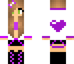 gamer purple girl