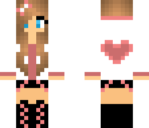heart girl pink