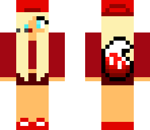 red and maroon wolf girl