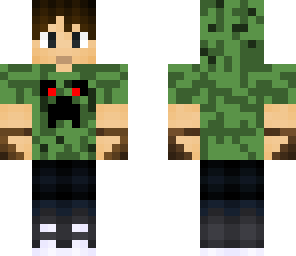 creeper boy hoodie up