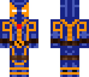 blue and orange deadpool