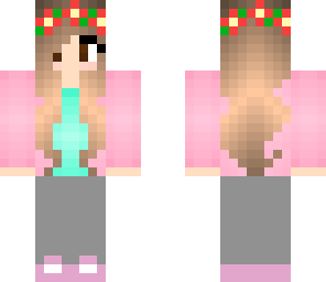 spring flower girl