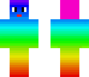 rainbow guy in pink hoodie