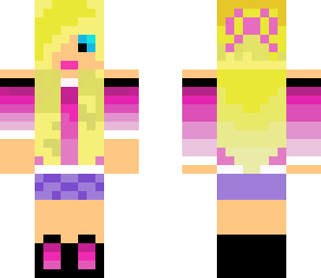 pink and blond chick